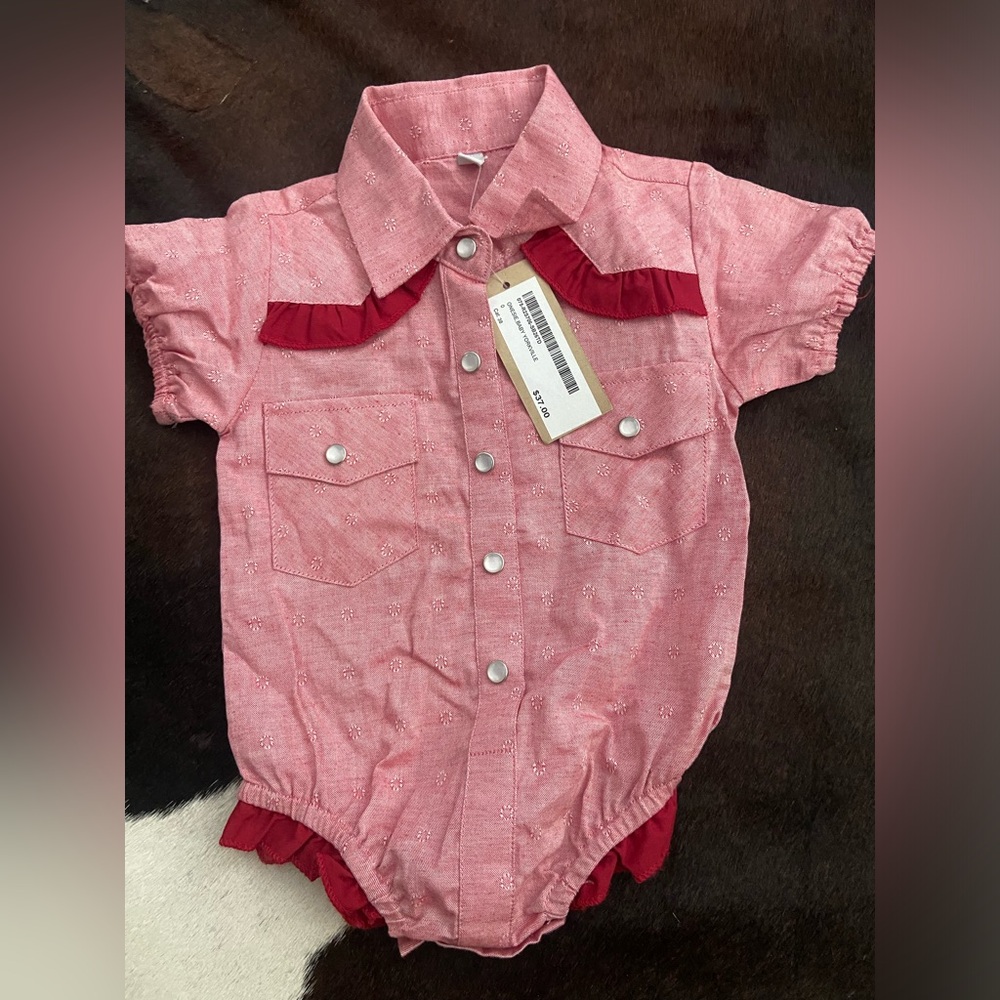 Sherri Cervi Button Up Onesie